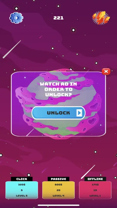 ภาพหน้าจอของ Astro Clicker